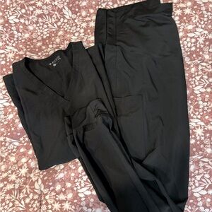 Maternity med couture scrubs black